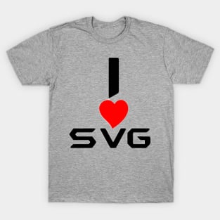 I ❤️ SVG T-Shirt